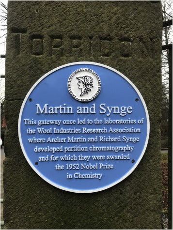 Martin and Synge plaque